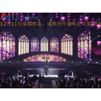 成都丹丹调味公司30周年庆舞台灯光工程