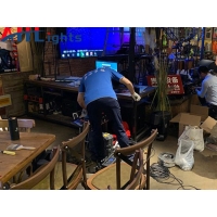 镇江句容胡桃里音乐餐吧舞台灯光升级
